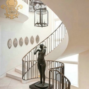 「别墅铜楼梯」的设计与价格