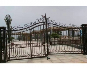 铁艺大门庭院大门款式30
