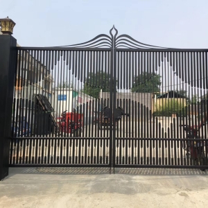上海墅传锻打铁艺大门款式54